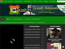 Tablet Screenshot of ghanatcradio.com